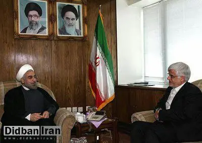 دیدار رئیس شورای عالی سیاستگذاری اصلاح‌طلبان با حسن روحانی
