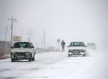  سه محور در پی بارش شدید برف و کولاک مسدود شد