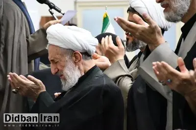 اقامه نماز باران به امامت کاظم صدیقی در قم+عکس