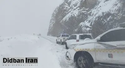 برف و لغزندگی در برخی جاده‌ها/ محدودیت‌های ترافیکی ۲۱ آذر اعلام شد