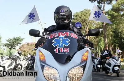 ۲۰۰ موتورلانس اورژانس آماده خدمت به شهروندان گرمازده تهران