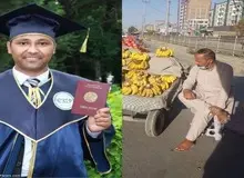 استاد دانشگاه کابل میوه فروش شد!+عکس 