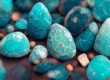 از کجا بفهمیم سنگ فیروزه زنده است؟ نکات کلیدی برای تشخیص این سنگ شگفت‌انگیز