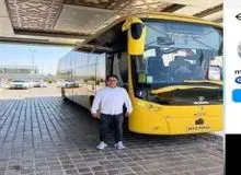 راننده اتوبوس تیم النصر هم معروف شد!/ ۱۳۰k فالوور در یک ساعت+عکس 