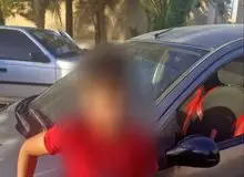 بازداشت رانندگی کودک ۱۲ ساله با پژو ۲۰۶ در شهرباقق یزد