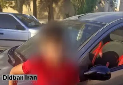 بازداشت رانندگی کودک ۱۲ ساله با پژو ۲۰۶ در شهرباقق یزد