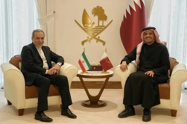 دیدار عراقچی با وزیر خارجه قطر
