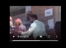 برخورد نامناسب با سالمندانِ منتظر واکسن/ FILM
