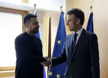 مکرون: اوکراین می‌تواند روی حمایت تزلزل‌ناپذیر ما حساب کند