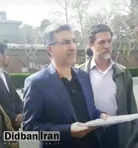 آتش زدن حکم بقایی در مقابل سفارت انگلیس توسط مشایی
