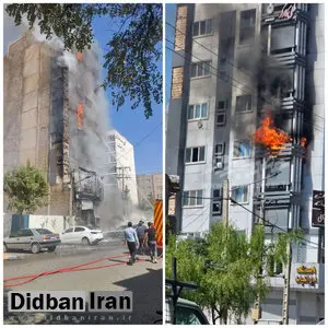 شمار مصدومان حادثه آتش‌سوزی سبزوار به ۵۵ نفر رسید
