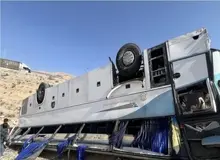 آخرین وضعیت مصدومان حادثه سقوط اتوبوس به دره در جاده فیروزکوه