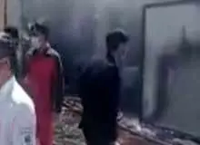 ۶ کشته در جاجرود تهران بر اثر آتش سوزی کارگاه اسفنج سازی/ ۴ زن کارگر در میان کشته‌شدگان/ فیلم