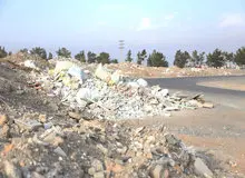 گورستانی برای ضایعات ساختمانی تهران/ نان ما را نخاله‌ها می‌دهند