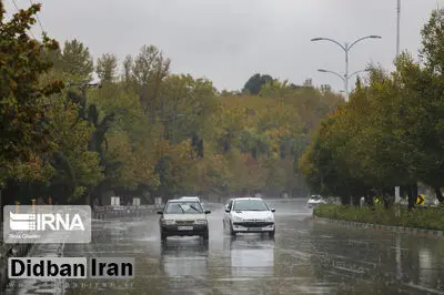 رگبار باران در ۶ استان