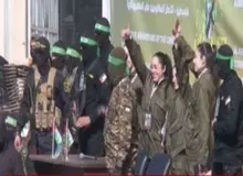 تحویل ۴ نظامی زن اسرائیلی به صلیب سرخ جهانی + فیلم