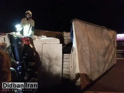 جاده کرج به تهران بسته شد / عکس 