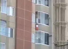 سقوط دلخراش کودک تبریزی از یک برج+فیلم 