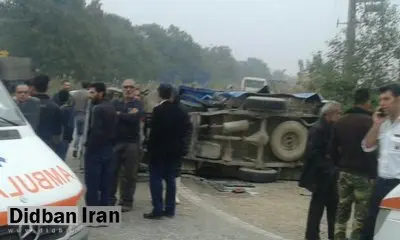 تصادف مرگبار خودروی حامل زائرین اربعین