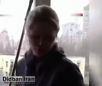 گریه و حزن عمیق زن اوکراینی و زمزمه سرود ملی/ FILM