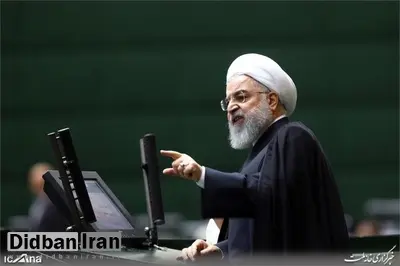 انتقاد روزنامه ی دولت از فریادهای یک نماینده حین سخنرانی روحانی
