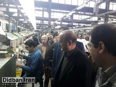 بازدید استاندار قزوین از چند واحد تولیدی در شهر صنعتی البرز