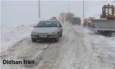 وقوع برف و کولاک در ۱۳ استان کشور/ ۱۱  هزار مسافر در جاده‌های کشور توسط نیروهای هلال احمر امداد رسانی شده اند