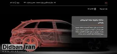 بازگشایی سامانه خودروهای وارداتی با لیست خودروهای دارای قیمت قطعی