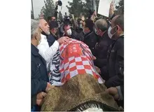 علی کریمی و علی دایی در بهشت زهرا/ مراسم خاکسپاری مهرداد میناوند برگزار شد/ فیلم