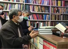 محمود احمدی نژاد: حداد عادل قبل از انقلاب دست فرح را می‌بوسید، بعد از انقلاب سوپر حزب‌اللهی شد/ فیلـــم