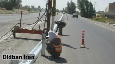 سرقت گاردریل عامل افزایش تصادف ها در اتوبان‌های جنوبی تهران