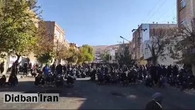 ببینید: حضور نیروهای نظامی در میان مردم مهاباد +فیلم
