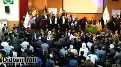 گروه فشار کنگره حزب اعتمادملی را به هم نزد، حامیان حضرتی و منتجب‎نیا با هم دعوا کردند