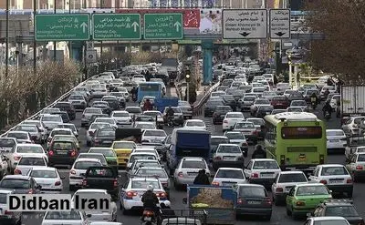 کاهش ۳۷ درصدی ترافیک تهران با اجرای محدودیت‌های آلودگی هوا