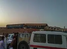 خارج شدن قطار طبس به یزد از ریل/ تاکنون ۱۲ نفر فوت شده اند+ عکس