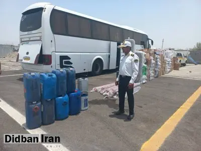 توقیف اتوبوس مسافربری به دلیل حمل بار نامتعارف/ حمل بار با ناوگان مسافربری ممنوع است
