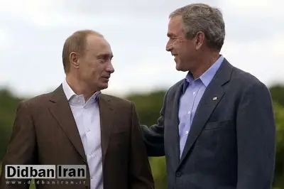 توهین های پوتین، به مسئولان ایران در گفت وگو با بوش در سال ۸۷