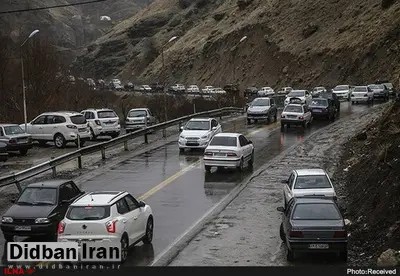 کاهش ۱۴ درصدی تردد در محورهای برونشهری/ ممنوعیت تردد از ۲۵ محور به دلیل شرایط جوی+ جزییات تردد در جاده های کشور و اسامی محورهایی که تردد در آنها ممنوع است