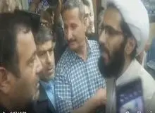 برهم زدن سخنرانی مسیح مهاجری در یزد/FILM