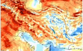 دمای هوا در ایران به ۵۰ درجه می‌رسد