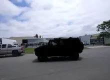 سیاه‌ترین هامر دنیا / نور در این شاسی‌بلند جنجالی زندانی می‌شود+عکس 