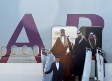 امیر قطر وارد تهران شد