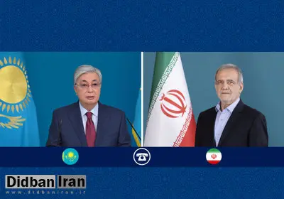 گفتوگوی تلفنی عیدانه روسای جمهور ایران و قزاقستان