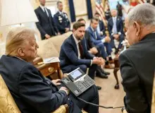 انتشار تصاویر عذرخواهی نتانیاهو از قطر در کاخ سفید+تصاویر