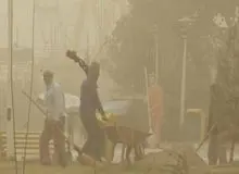 افزایش نسبی آلودگی هوای تهران / وزش باد شدید و گرد و خاک در برخی نقاط