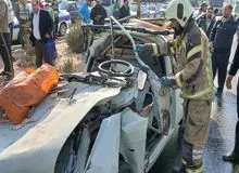 حادثه تصادف در محدوده صالح‌آباد تهران با سه کشته