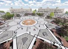 پیشرفت 65 درصدی طرح پیاده راه سازی میدان مرکزی همدان