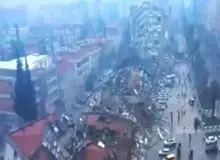 ببینید/ تصاویری از خسارت های زلزله مهیب امروز در شهر قهرمان مرعش ترکیه+فیلم 