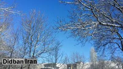 بارش برف پاییزی دماوند را سفیدپوش کرد/ آمادگی ستاد برف روبی شهرستان دماوند