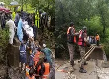 جان باختن ۱۶۰ نفر بر اثر سیل و بارندگی در پاکستان